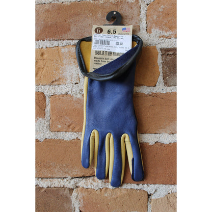 Junior Two-Toned Deerskin Bullrider Glove No Strap Right Hand-Atomic 79