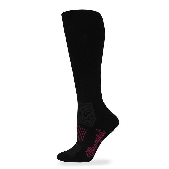 Ladies Boot Sock W/Arch Support in Black-Atomic 79